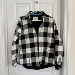 Orvis Flannel Fleece Plaid Jacket